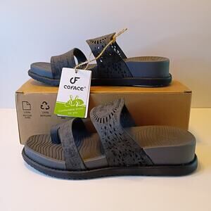 COFACE Women's Comfortable Gray Sandals